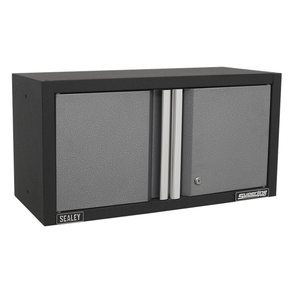 Sealey APMSSTACK16W Automotive Custom Workshop Storage System with Pressed Wood Worktop 4.92m