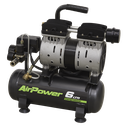 Sealey SAC0607S 6L Low Noise Direct Drive Air Compressor 0.7hp - oil free air delivery - general-purpose workshop applications