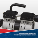 Sealey SAC0607S 6L Low Noise Direct Drive Air Compressor 0.7hp - oil free air delivery - general-purpose workshop applications