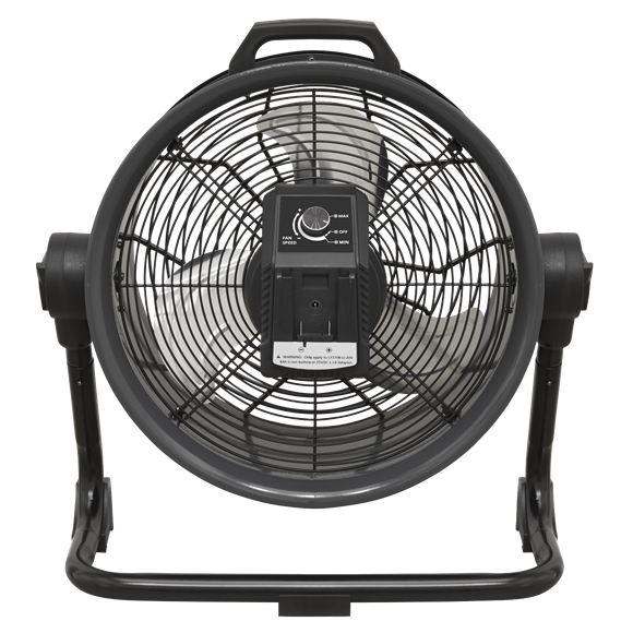 Sealey HVD16C SV20 Series 16" 2-in-1 Cordless/Corded High Velocity Drum Fan 20V