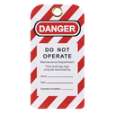 Sealey EV17 Safety Lockout Tag 10pc