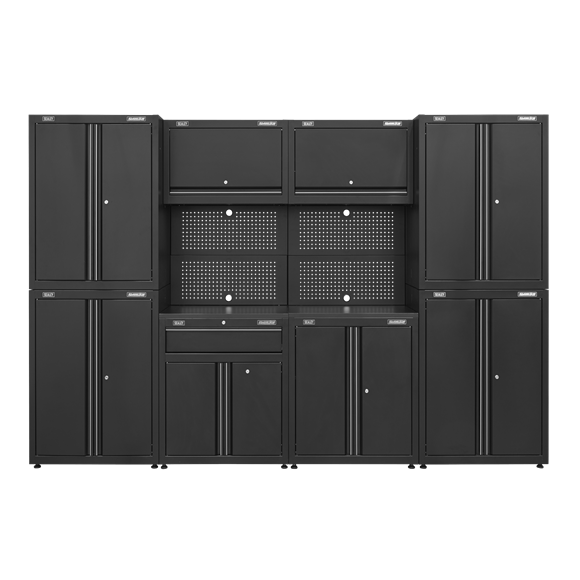 Sealey APMS10HFP Automotive Pro Custom Workshop Rapid-Fit Modular Garage Storage System 3.1m