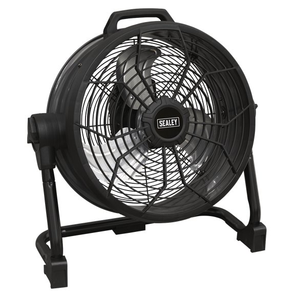 Sealey HVD16C SV20 Series 16" 2-in-1 Portable Cordless / Wired High Velocity Drum Fan 20V