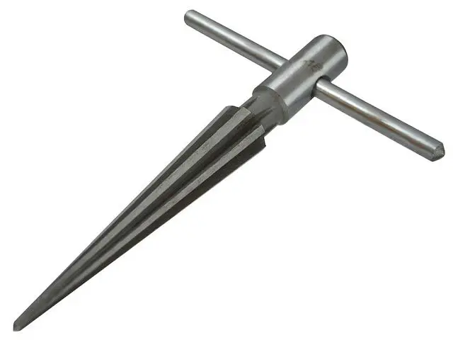 Faithfull Taper Reamer 3.2mm - 15mm for cleaning up, repairing or enlarging holes in panels & sheet metal