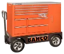 BAHCO Buy local 53" Special Tool Trolley with 8 Drawers and Side Cabinet 1475KXXL8CWTSS