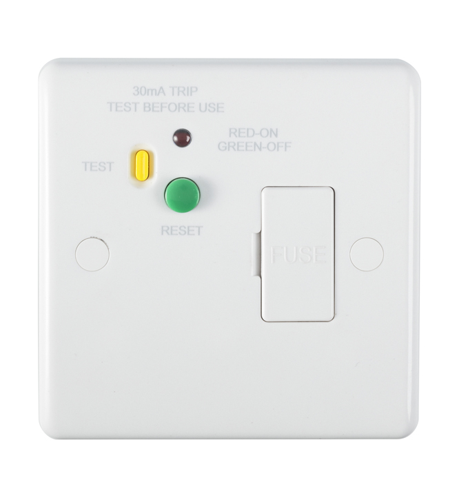 13A Unswitched Fused Spur, Passive-30Ma Type A, White