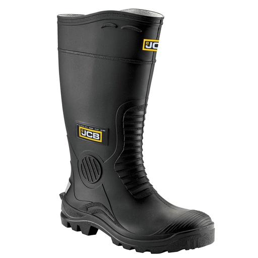 [HYDRO/B] JCB Workwear HYDRO/B Black Wellington Boots UK 7-12