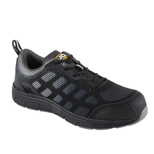 JCB Workwear CAGELOW/B Black Trainers UK 3-13