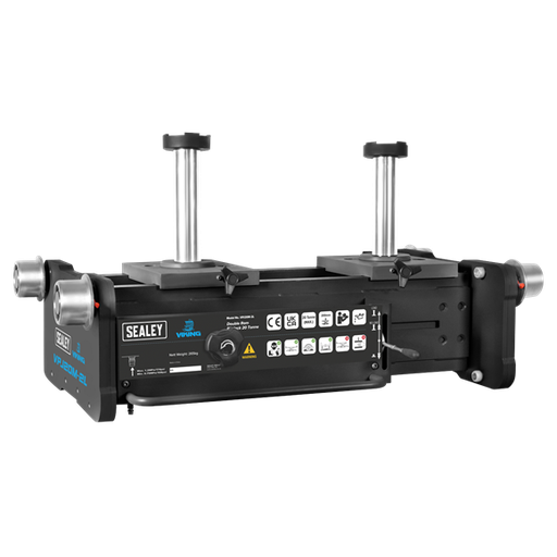 [VPJ20M-2L] Sealey VPJ20M-2L Automotive Vehicle Heavy Duty Double Ram Pit Jack 20 Tonne